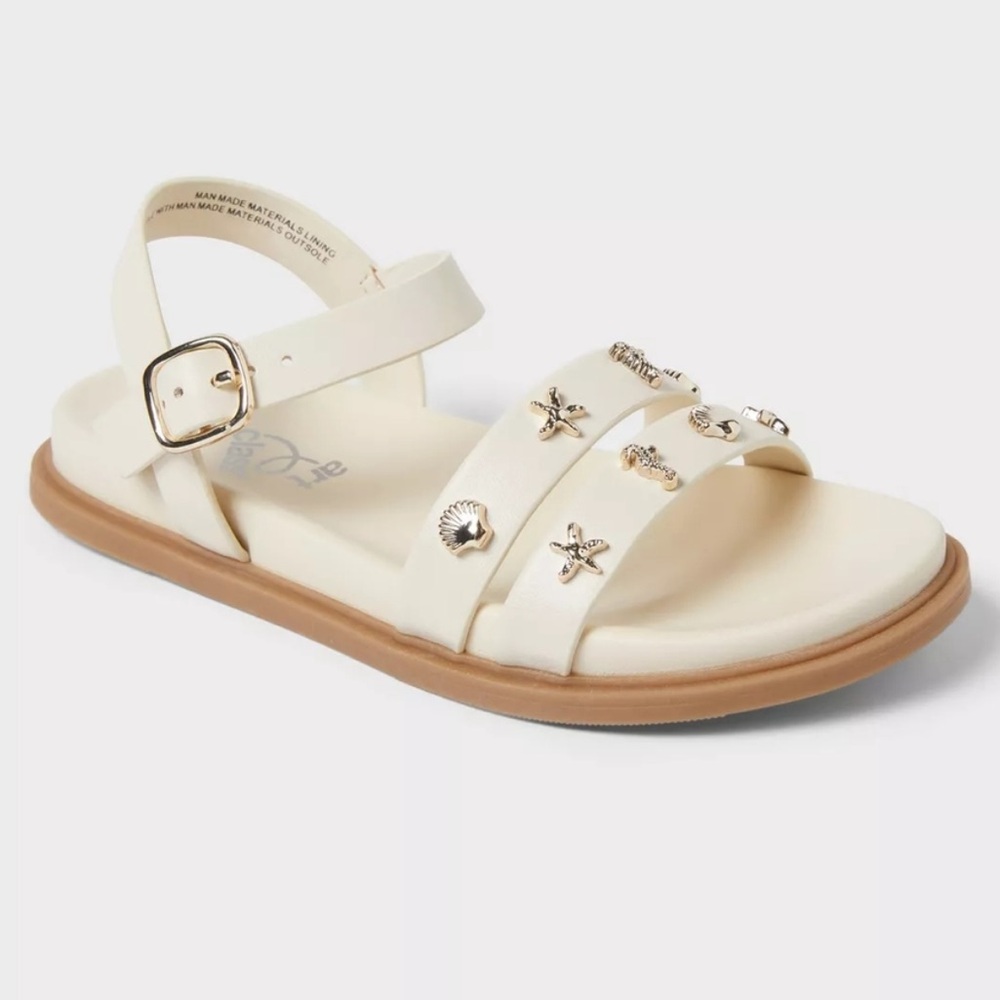 art class Ivory Nautical Charm Kids Sandals